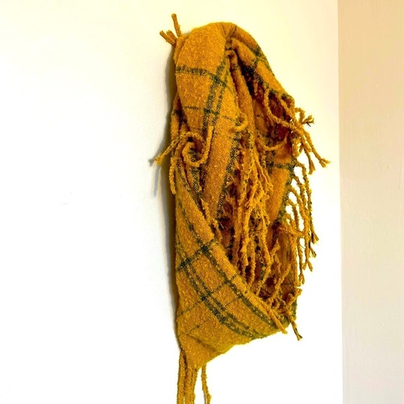 Altar’d State Mustard Montrose Infinity Scarf - Picture 3 of 6